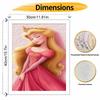 Disney Aurora princess oil painting art set handmade diy gift home decoration
