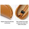 PU Leather Pen Bag Solid Color Stationery Storage Bag Portable Pen Protective Bag  Business