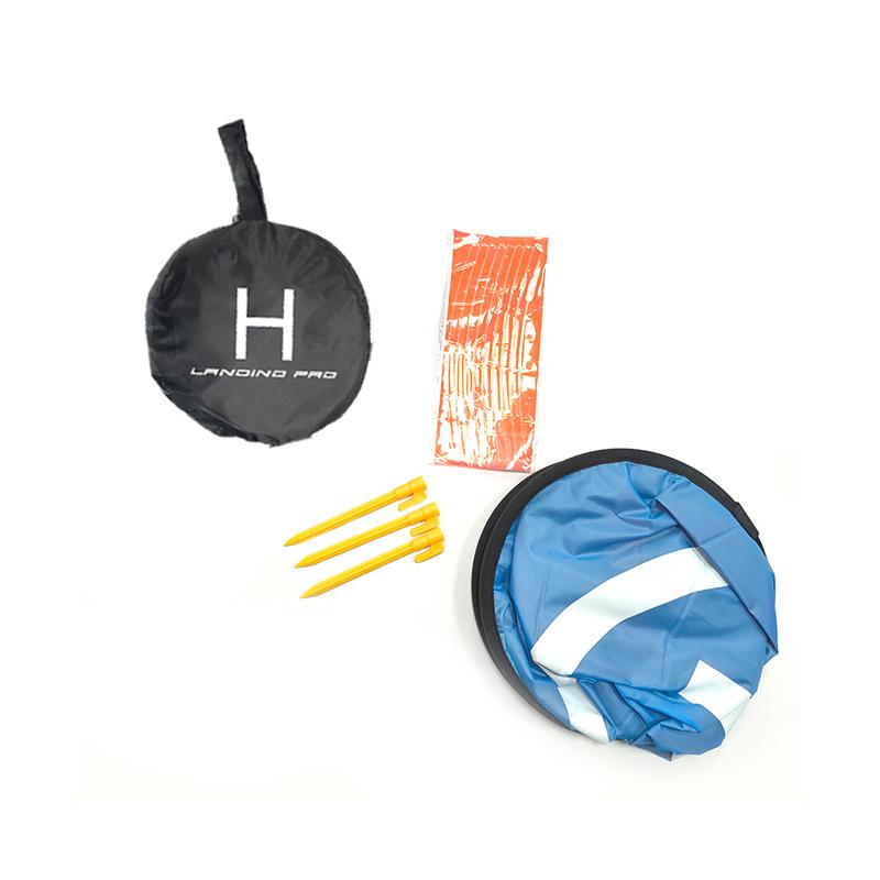 Portable Foldable Drone Landing Pad with Coordinates, 75cm/55cm for Outdoor Use