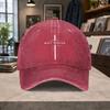 Way Maker Cross Baseball Cap Unisex Adjustable Vintage Washed Lightweight Hook  Loop Closure Gift for Unisex Women