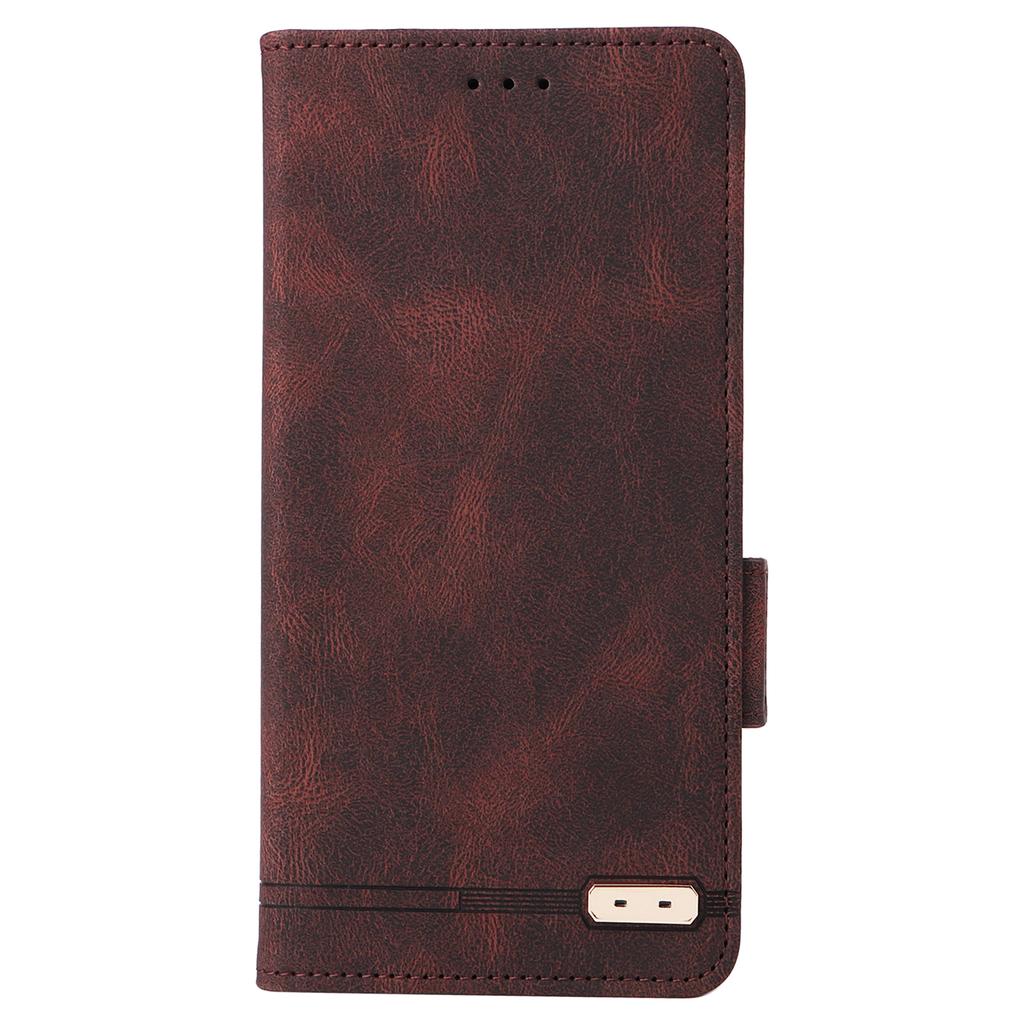For Samsung Galaxy A16 5G/A16 4G Case Leather Wallet Flip Phone Cover with Hardware Decor