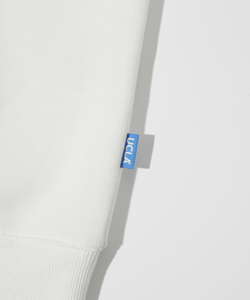 UCLA Unisex Small Logo Basic Sweatshirt [O-White] (Ubrlt81)