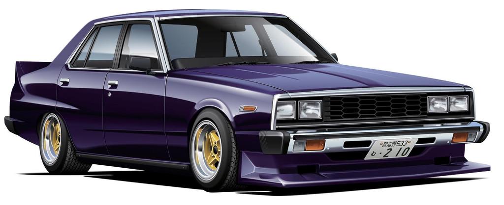 Fujimi Model 1/24 Inch-Up Series No. 170 Skyline Japan 4-Door Sedan 2000 GT-E/L C210 Early Model Plastic Model Kit ID170