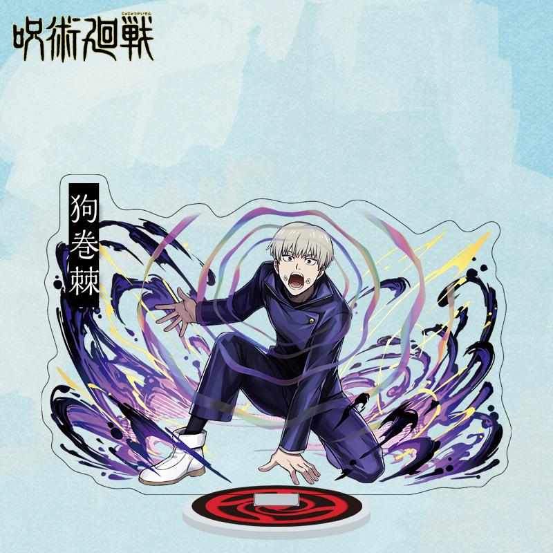 Мультяшные аниме фигурки Jujutsu Kaisen Акриловая подставка Манга Фигурки Годжо Сатору Гаражные наборы GK Украшения Декорация Игрушка