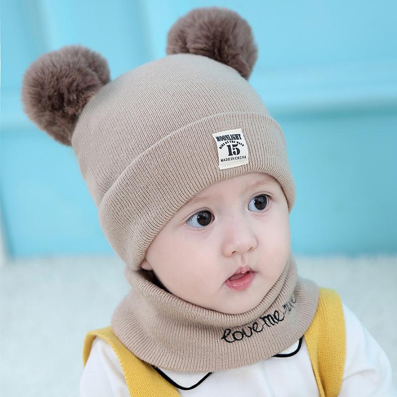 2pcs Baby wool hat