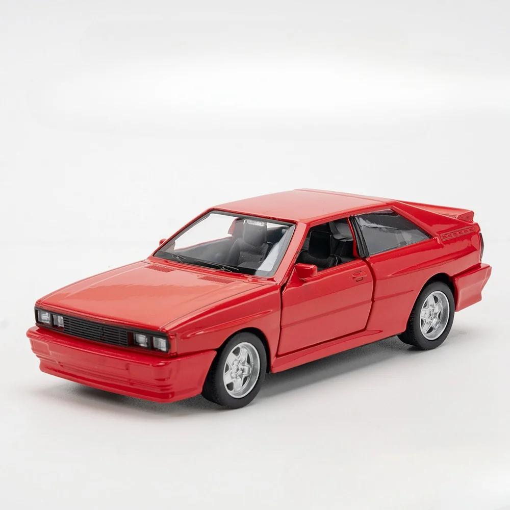 1/36 масштаб Quattro 1980 литые модели автомобилей игрушечные литые транспортные средства модель открывающиеся двери инерционный спортивный автомобиль для детей подарок