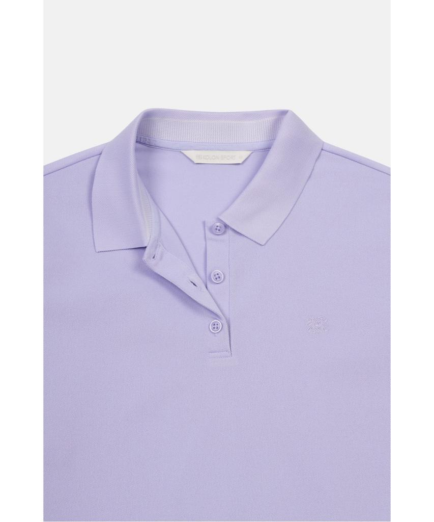 Koolongseupocheu Женская Поло с коротким рукавом Мох Сухой Sorona T-shirt Tvtcm26502Lav