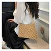Spring and Summer Niche Hollow Knitted Cotton Bag Small Square Bag New Vacation Shoulder Bag Messenger Bag