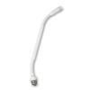 Shure Dualflex Gooseneck Microphone with Light Ring White MX410WRLPDF/N 10"