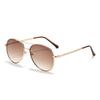 Pilot Sunglasses Big Face Thin Glasses Men And Women Personality Retro Riding Driving Windproof Anti-Glare Fashion Sun