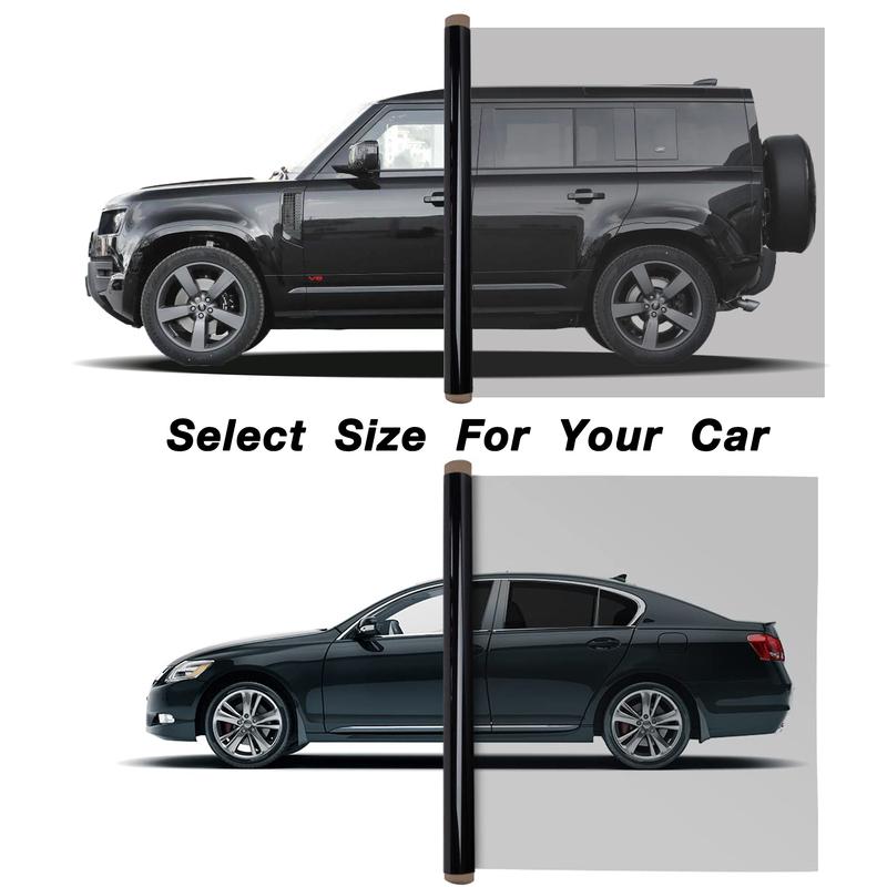 75/50cm X 3/10m Car Window Tint Film Privacy Anti Look Vinyl Foils Sunshade Stickers Windows Solar Protector Glass UV Sun Shade