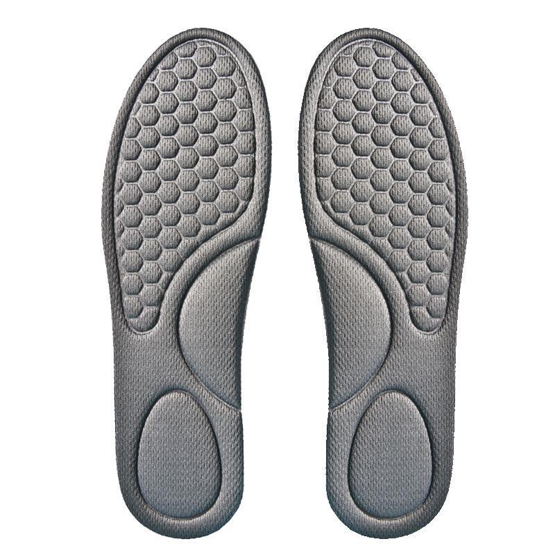 High-Elastic Cushioned Insoles: Soft, Breathable, Sweat-Absorbing, and Deodorizing - Ideal for Sports and Military Training.