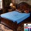Waterproof Mattress Protector, Mattress Encasement for Bed, Breathable & Noiseless Fitted Sheet, Deep Pocket Solid Color
