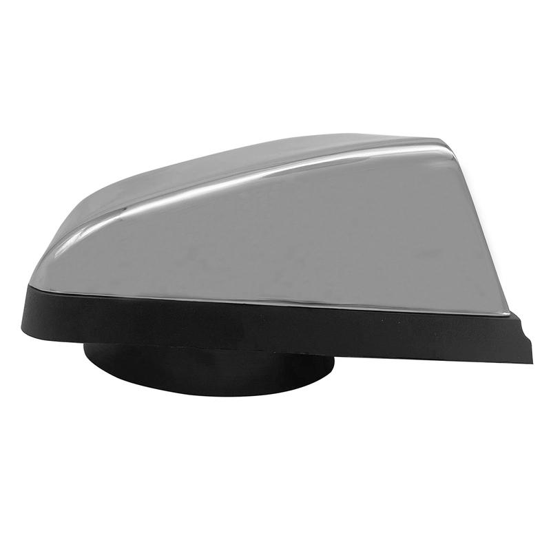 Boat Cowl Clam Shell Outlet Marine Hull Mount Air Vent 316 Stainless Steel with Nylon Base Universal