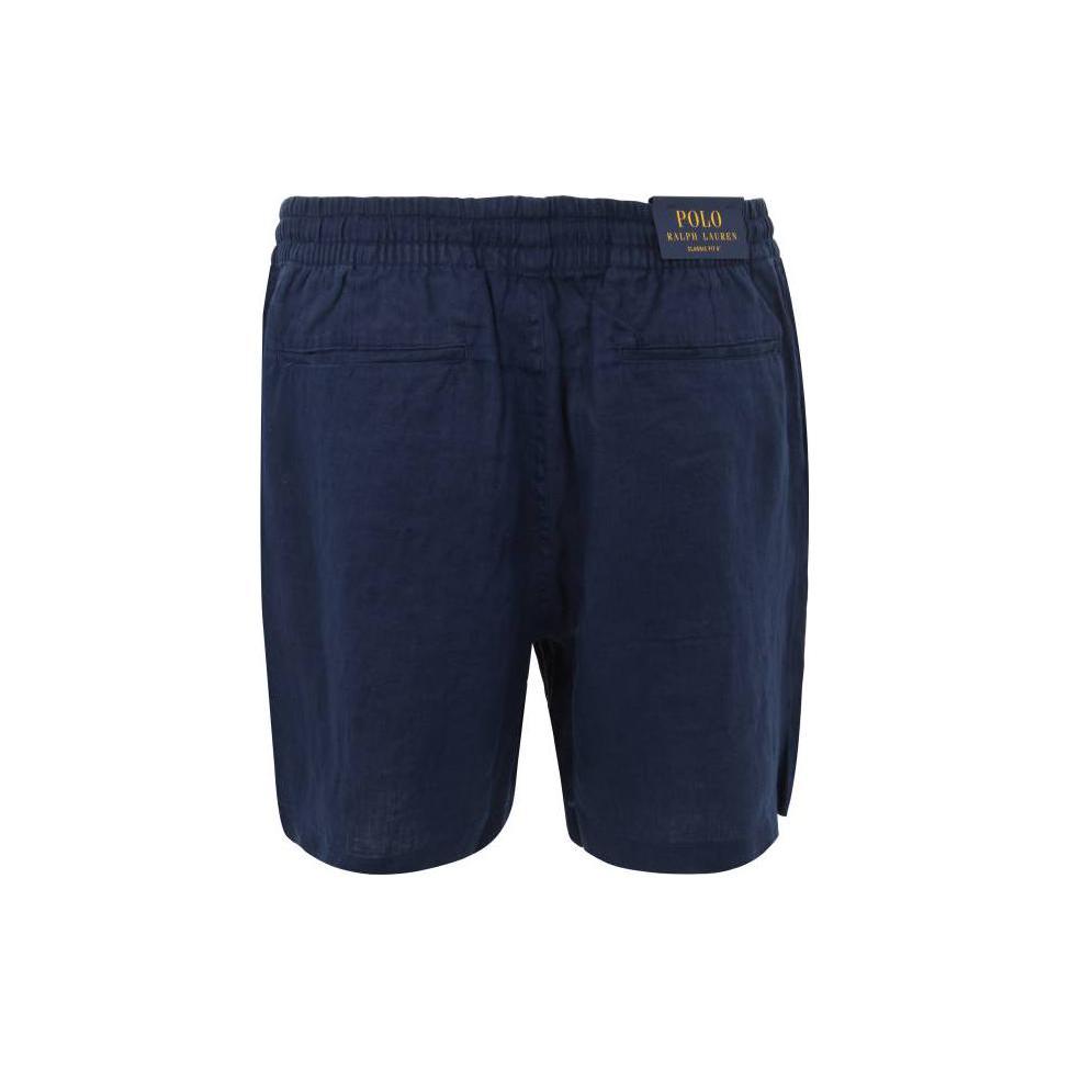 Polo Ralph Lauren logo-embroidered linen deck shorts 710901802-001