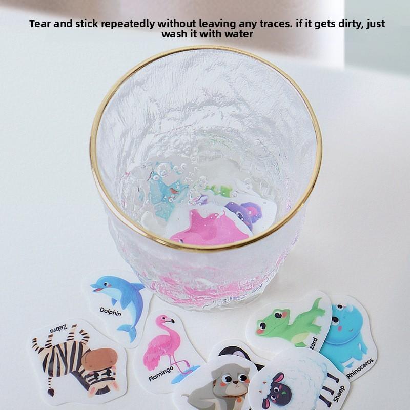 Early Learning Sticker Book For Kids With Animal And Fruit Scenes For Focus And Cognitive Skills