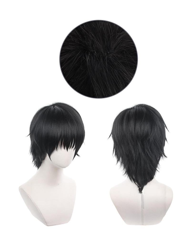 Fushiguro Cosplay с Jujutsu Kaisen Cosplay Полный взрослый культурный Fushiguro Cosplay парик [Kamizuryoshin] Tōji парик, костюм, набор, костюм, костюм,