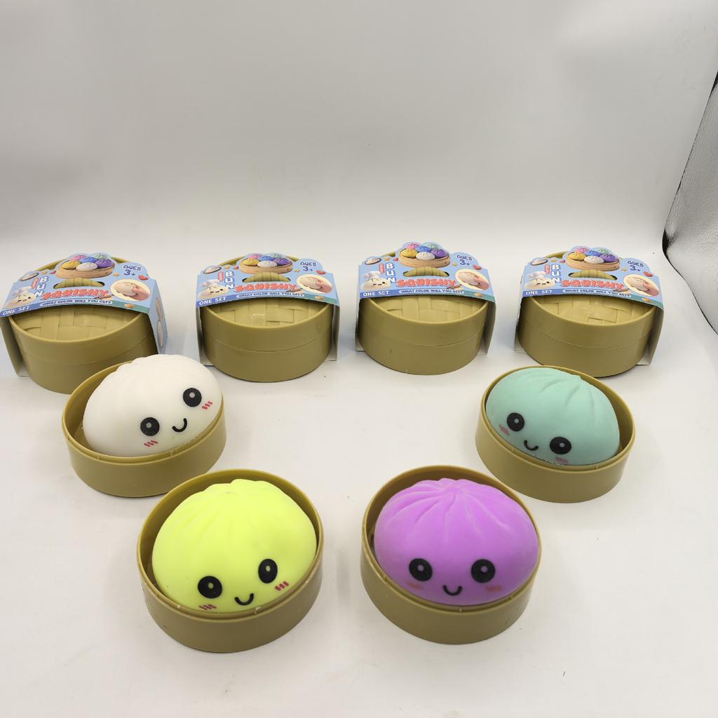 Сквиши-игрушка в виде пельменя Антистрессовая игрушка для рук Сенсорная игрушка Средства для снятия стресса Игрушки для офисного стола 4 цвета Сквиши-мячик от стресса
