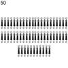 20/30/50Pcs Fishing Swivels Ball Bearing Swivel Rings Connector Rolling Hook