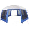 Pool Tent with Removable Rain Fly and Mesh Walls Azure Blue 690 x 690 cm
