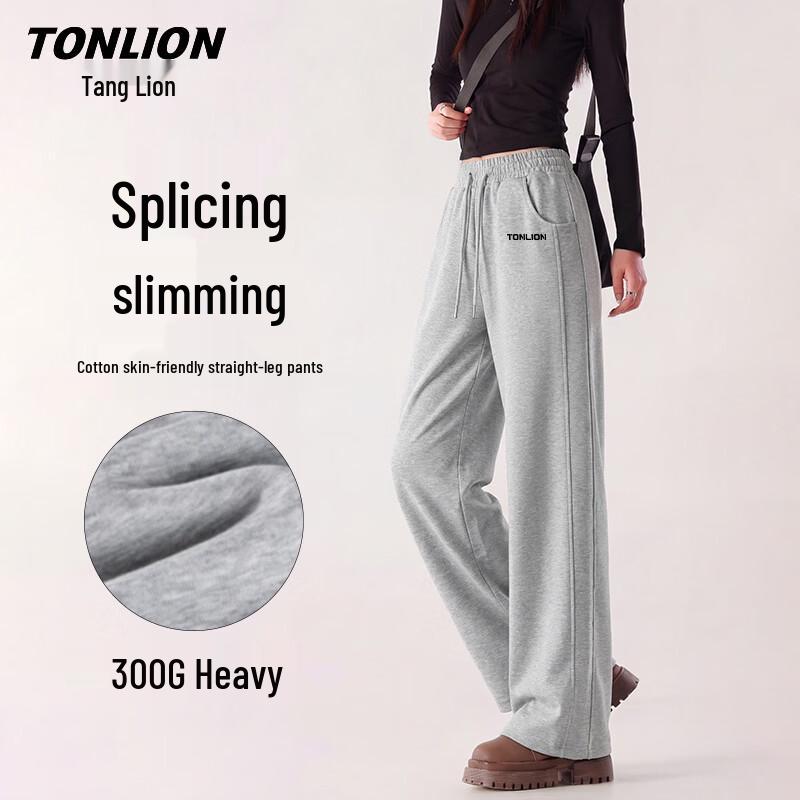 Женские прямые спортивные штаны TonLion со вставками