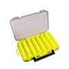 Fishing Tackle Box 14 Compartments Fishing Accessories Lure Hook Storage Case Double Sided Fishing Tool Organizer Boxes