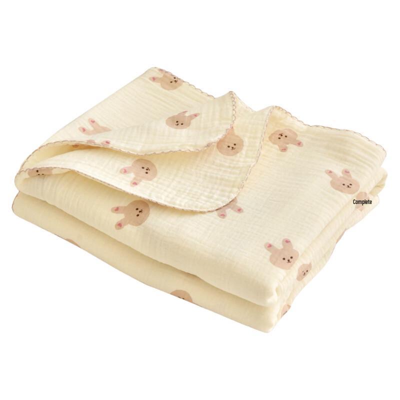 Четырехслойное детское марлевое одеяло в горошек GPPNKC