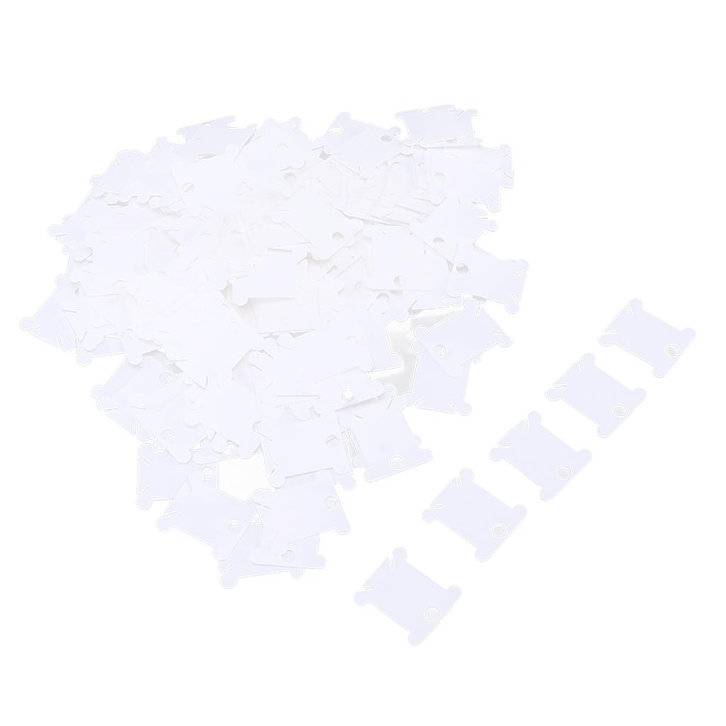 300Pcs Plastic Floss Bobbin Sorting Storage Function Anti Rust Beautiful Practical DIY Sewing Thread Storage for Sewing