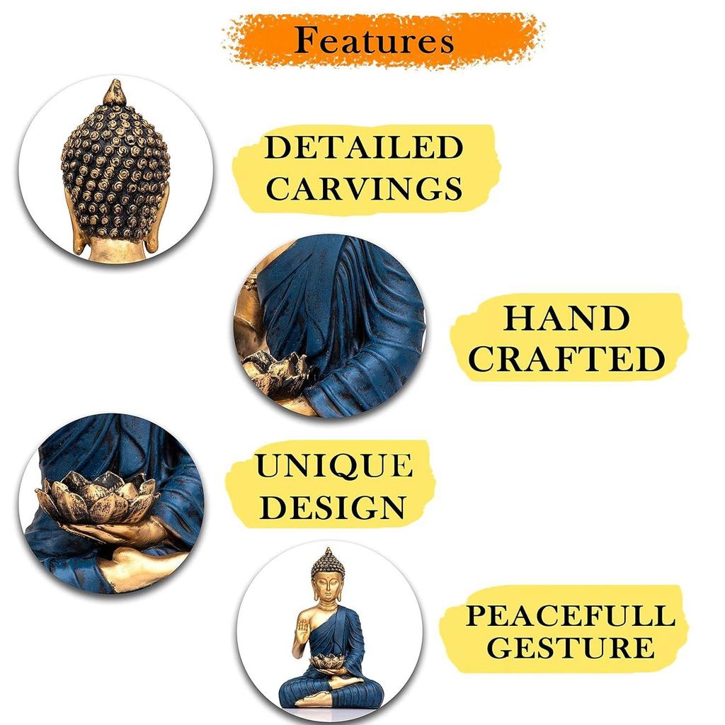 Новая статуя сидящего Будды, экспонат для гостиной и подарков