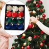 12 Pieces Christmas Hanging Decorations Charm Pendants Decorative Baubles for Wall Home