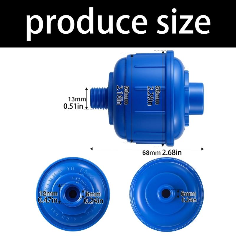12Pcs Disposable Sprayer Filters with Standard 1/4Inch Threads Water Filter Cartridge Air Tool Accessory Enduring