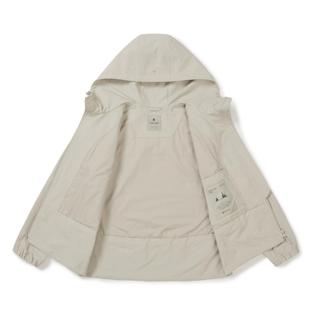[Snowpeak] Lina Women's Hooded Windbreaker Light Beige (S25FWFWB67)