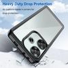For Poco F6 Clear Case For Xiaomi Poco F6 Fundas Cover Coque Hard Translucent Soft TPU Frame Protective Phone Case Poco F6