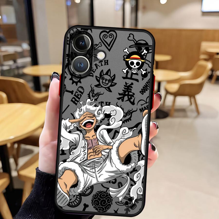 Чехол для iPhone 17 Pro Max 14 16 Plus 13 Mini 7 8 SE 12 15 11 XS XR Air Funda с принтом Аниме Ван Пис Задняя крышка телефона
