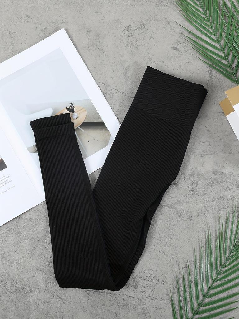 Бесшовный костюм для йоги с высокой талией: Активная одежда для женщин, подтягивающая бедра и формирующая живот