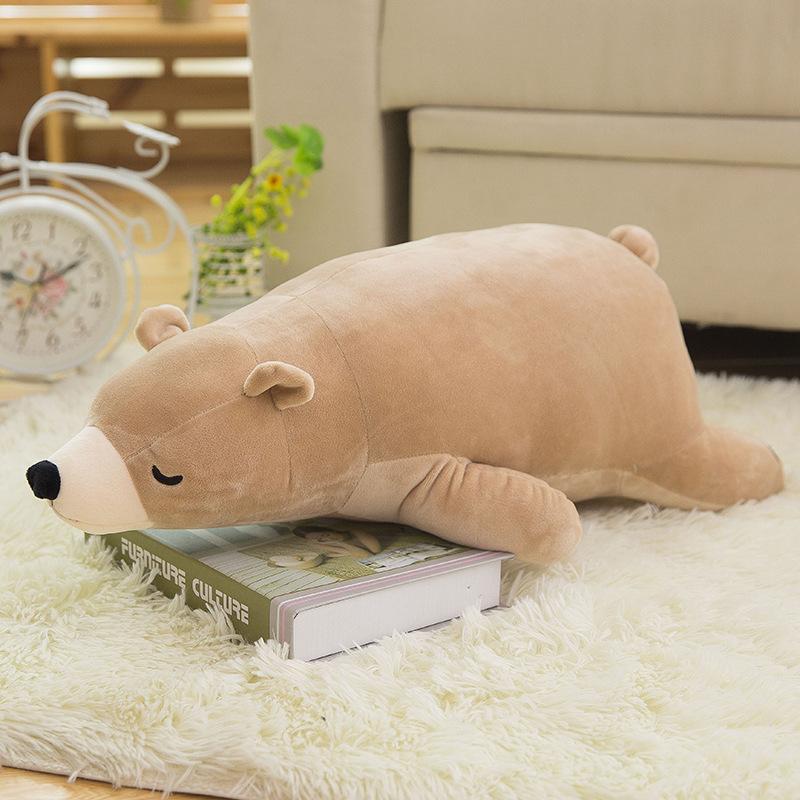 Creative Polar Bear Hug Pillow Bear Plush Toys Software Doll Children Doll Girls Birthday Gift