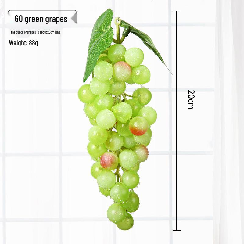 Зеленая искусственная виноградная лоза для декора стен в помещении и на балконе