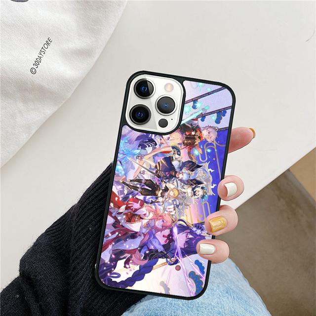 Genshin Impact Game Phone Case For iPhone 17 Air 15 16 Cover 11 13 14 Pro Max 12 Plus Max Fundas