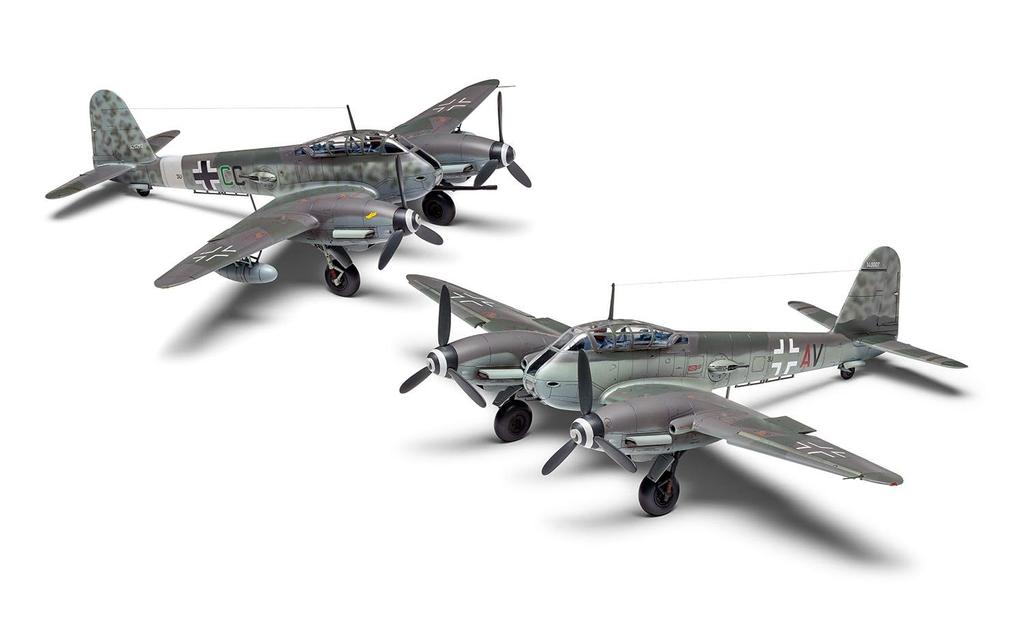 Airfix Messerschmitt Plastic Model Kit X4066 1/72 Me410A-1 U2/U4