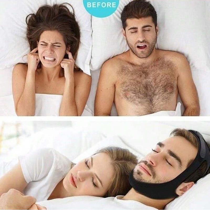 1pcs New Anti-mouth Breathing Bandage Anti-snoring Belt Anti-snoring Belt Men's and Women's Belt Health Anti-snoring Belt