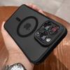 Чехол для iPhone 15 14 13 11 12 Pro Max Plus для Magsafe, матовая защита магнитной линзы