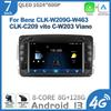 7-дюймовый автомобильный Android для Benz CLK-W209 G-W463 CLK-C209 vito C-W203 Viano Авто Радио Мультимедиа Навигация Carplay Экран