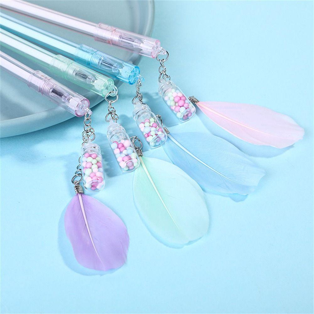 Creative Sweet School Stationery for Girl Student Signature Pen Erasable Pen Pendant Pen Gel Pen