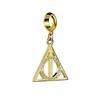 Harry Potter sterling silver Deathly Hallows Gold Plated slider charm