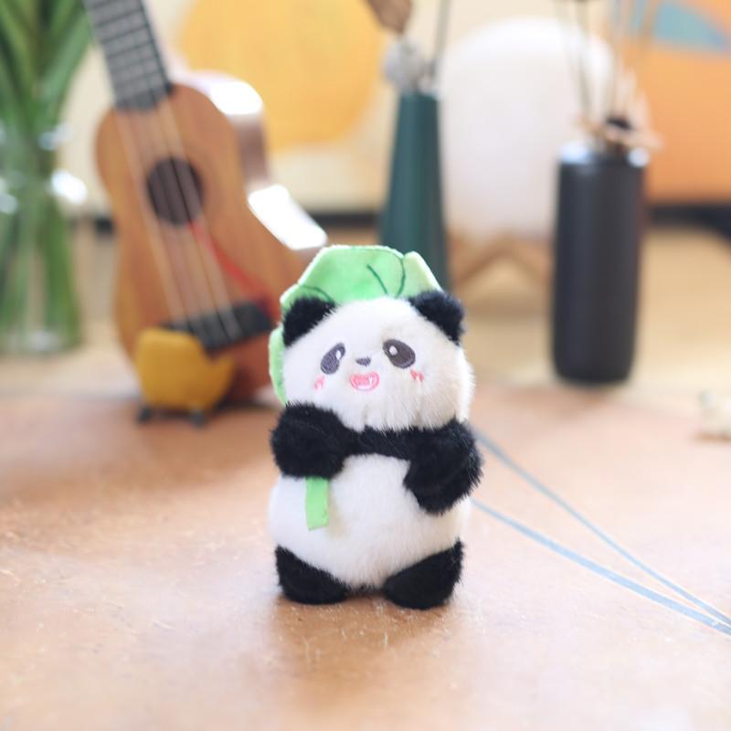 Cute Cute Little Panda Pendant Plush Toy Doll Giant Panda Bag Hanging Decoration Keychain Doll Doll