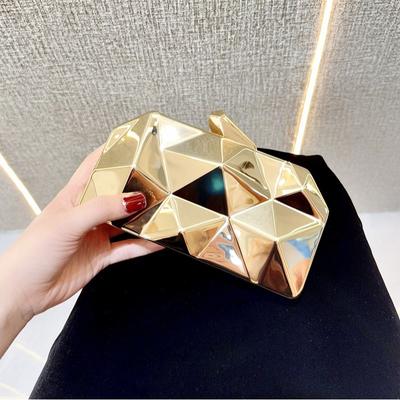 Сумка-клатч Shiny Box Mini, маленькая, для банкета, на одно плечо, сумка для ужина через плечо