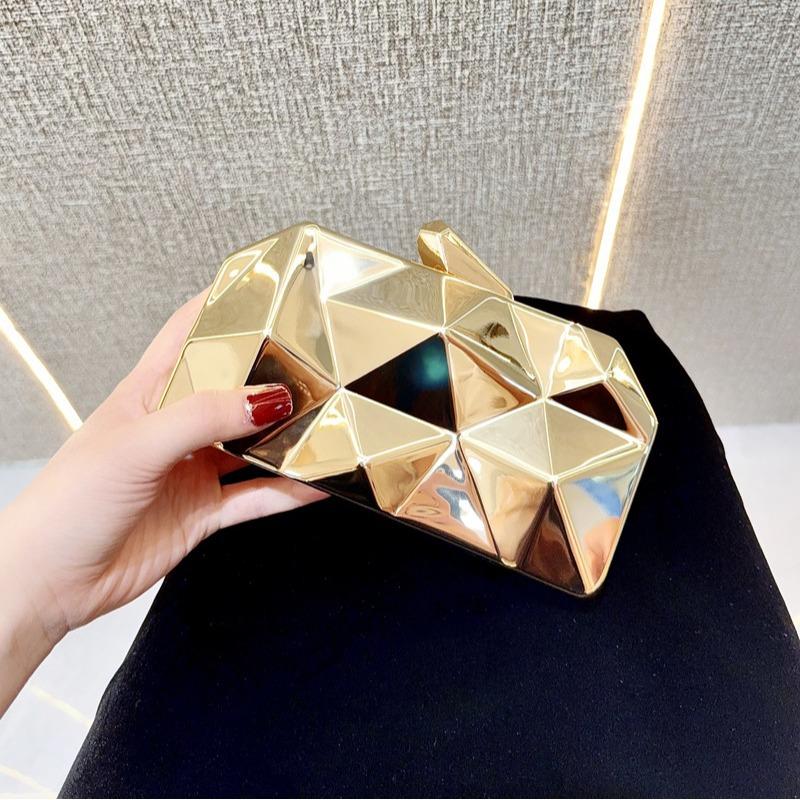 Сумка-клатч Shiny Box Mini, маленькая, для банкета, на одно плечо, сумка для ужина через плечо