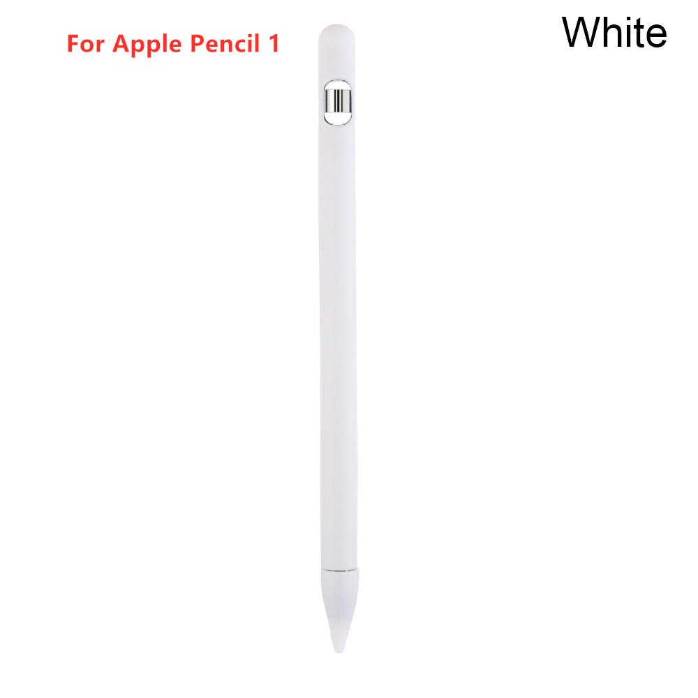 4 In 1 Colorful Soft Silicone Cover For Apple Pencil 1st Generation Case For iPad Tablet Touch Pen Stylus Protective Sleeve Case