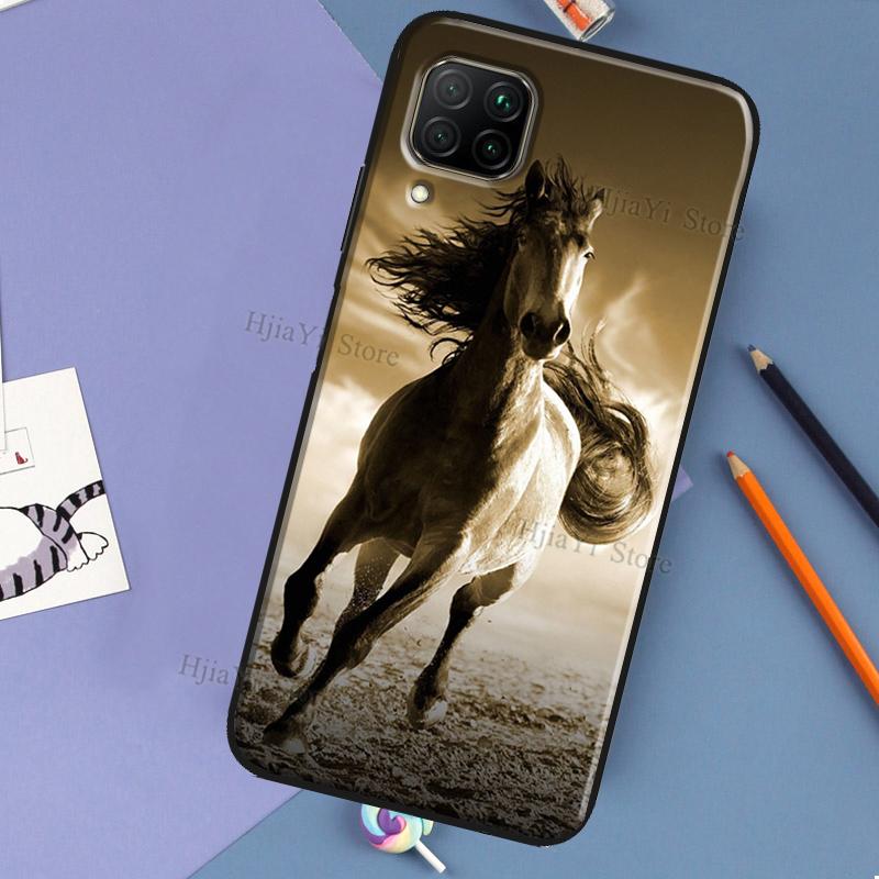 Horse Animal Case For Huawei P60 P40 P20 P30 Pro Nova 5T 9 P Smart Honor X8 X9a 50 70 Magic 5 Lite Cover