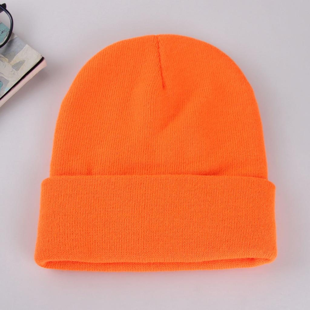 Knit Hat For Adults Winter Warmth Windproof Acrylic Cap For Casual Use
